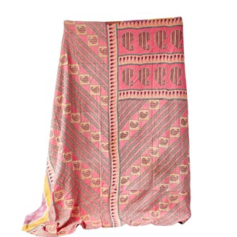 Vintage Indian Kantha Blanket