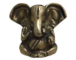 Small Brass Ganesha
