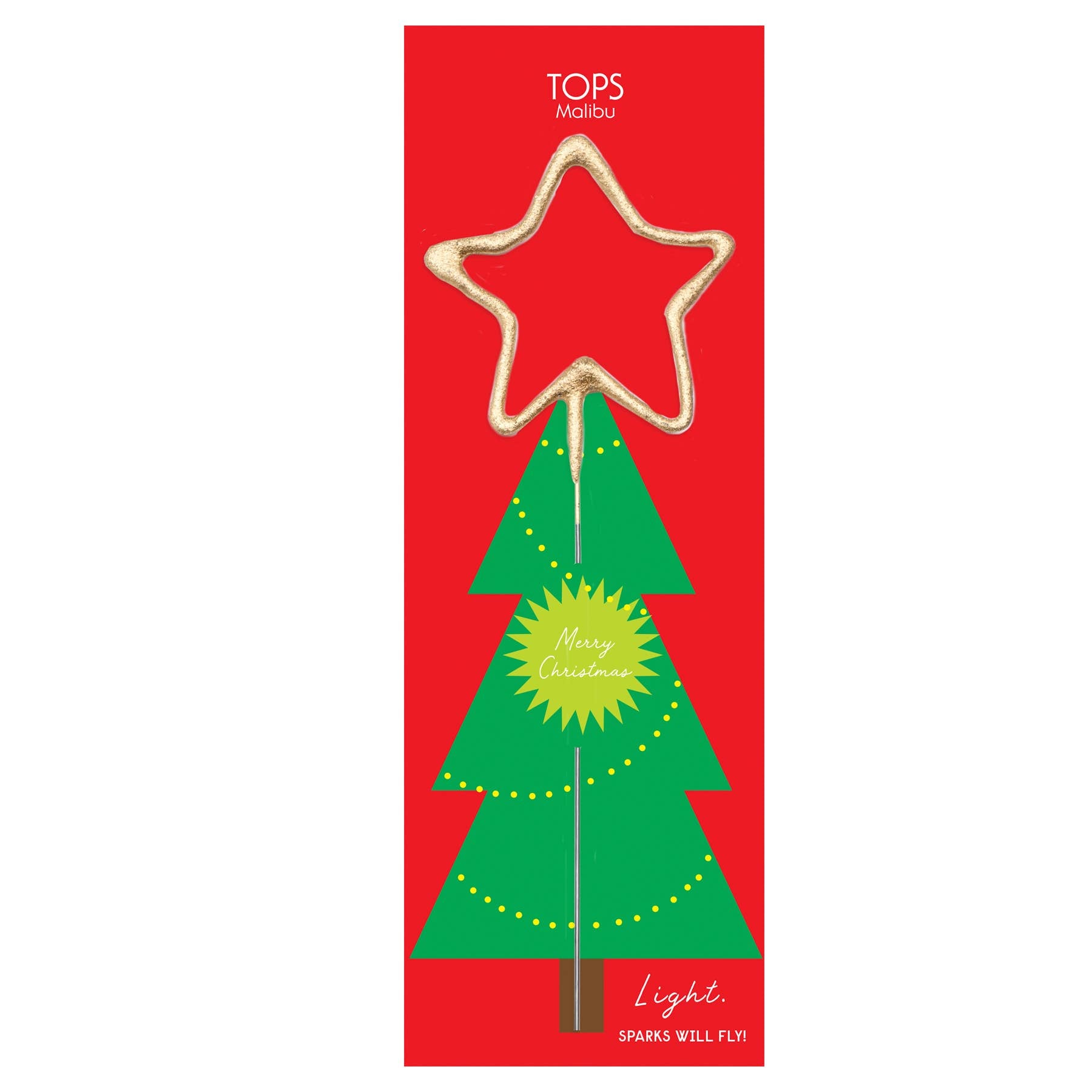 Grande Sparkler Wand ~ Christmas Tree and Star