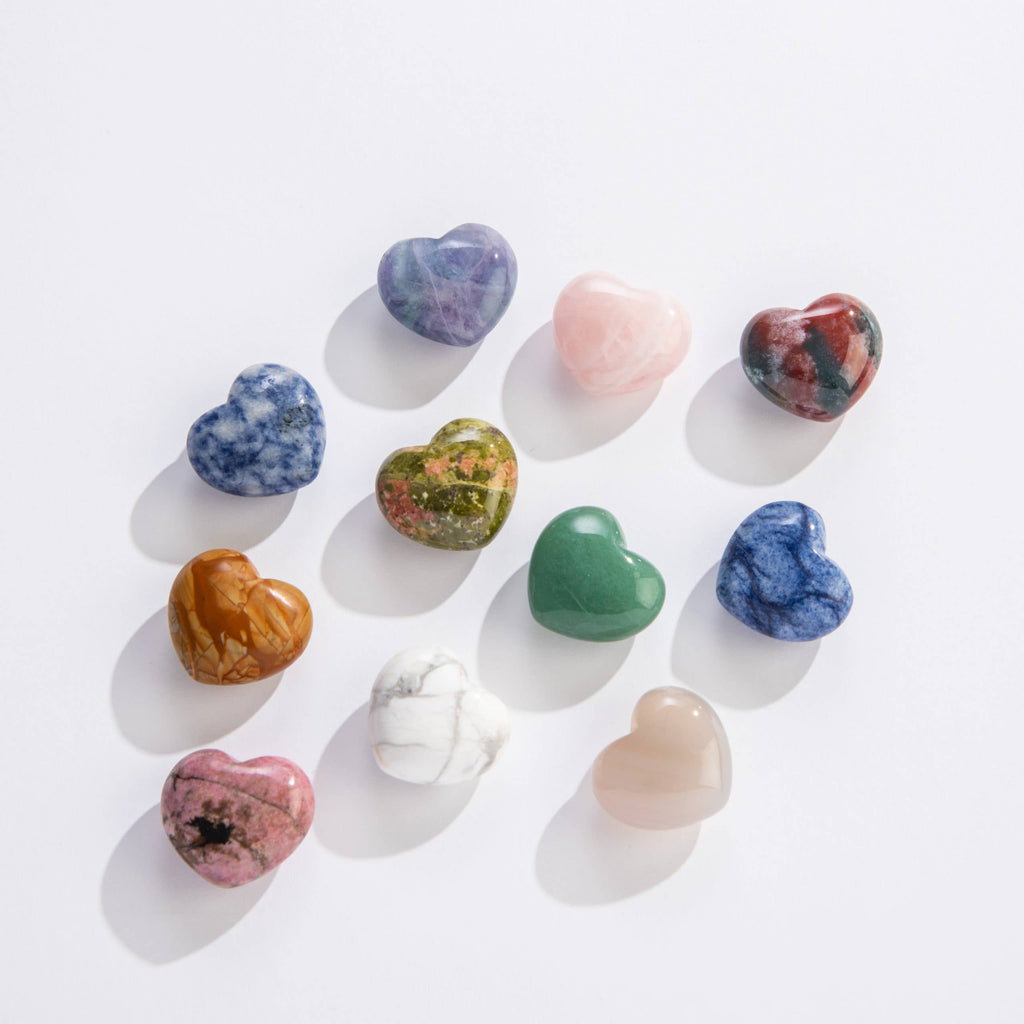 Assorted Small Crystal Hearts