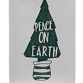 Peace on Earth Tree Platter