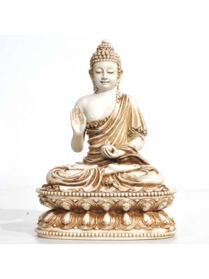 Blessing Buddha - Antique Ivory Figurine