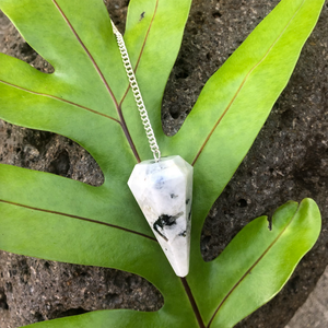 Rainbow Moonstone Pendulum