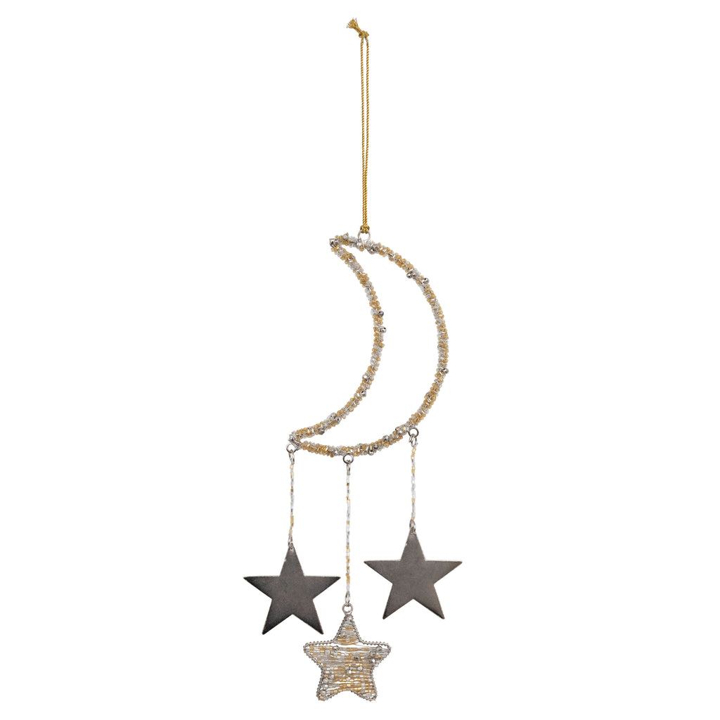 Moon + Stars Ornament