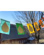 Rainbow Bodhi Leaf Garland