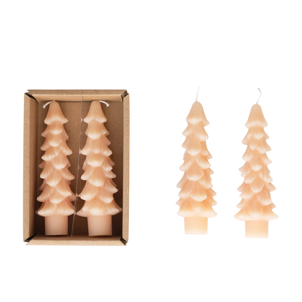 Christmas Tree Taper Candles | Joyful Treasures