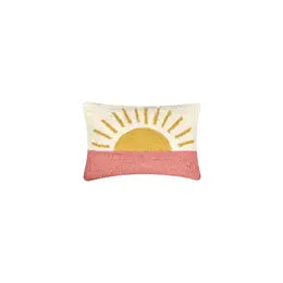 Sunrise Hooked Pillow