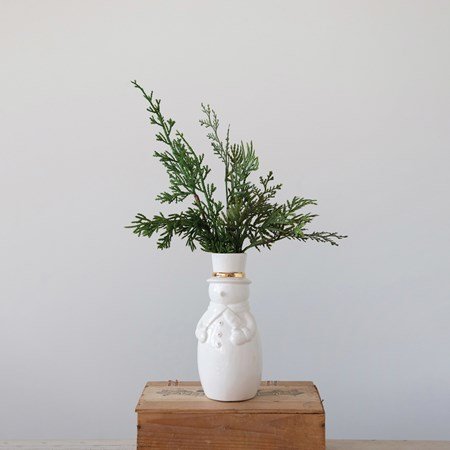 Snowman Vase